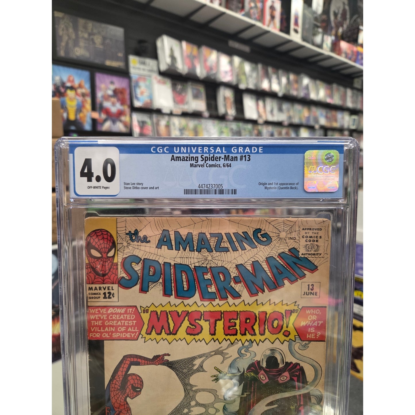 Amazing Spider-Man #13 (CGC 4.0) 1st Mysterio