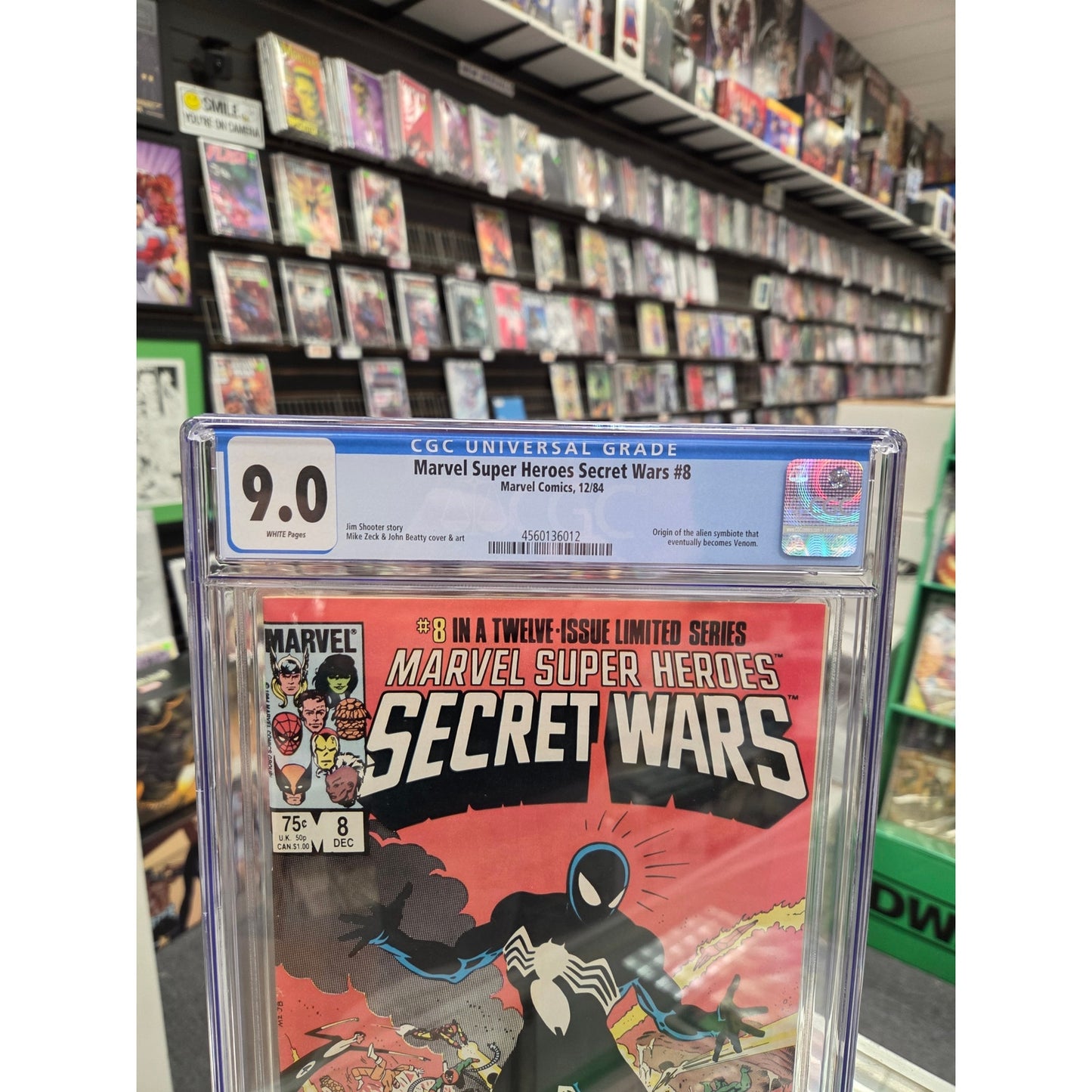 Marvel Super-Heroes: Secret Wars #8 (CGC 9.0) Origin of Black Costume