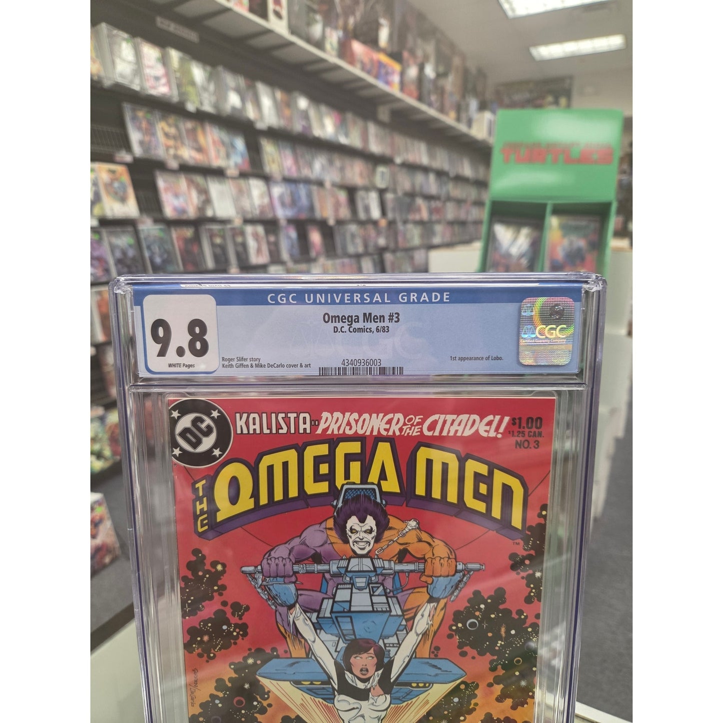 Omega Men #3 (CGC 9.8) 1st Lobo