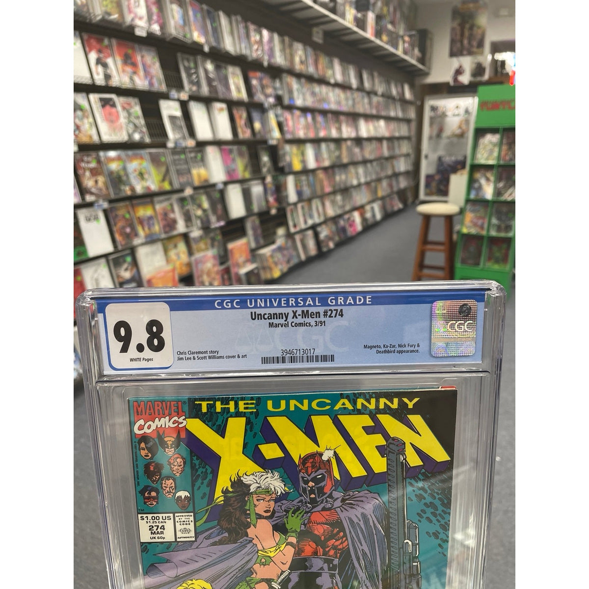 Uncanny X-Men #274 (CGC 9.8) Savage-Land Rogue