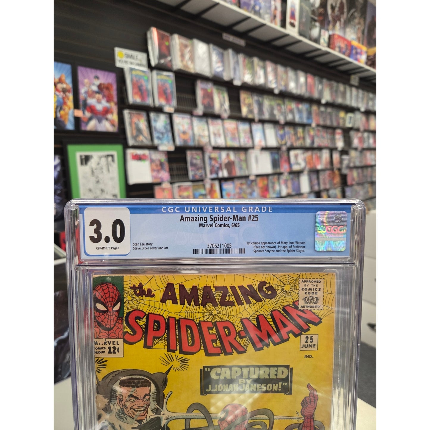 Amazing Spider-Man #25 (CGC 3.0) 1st Mary Jane Watson Cameo