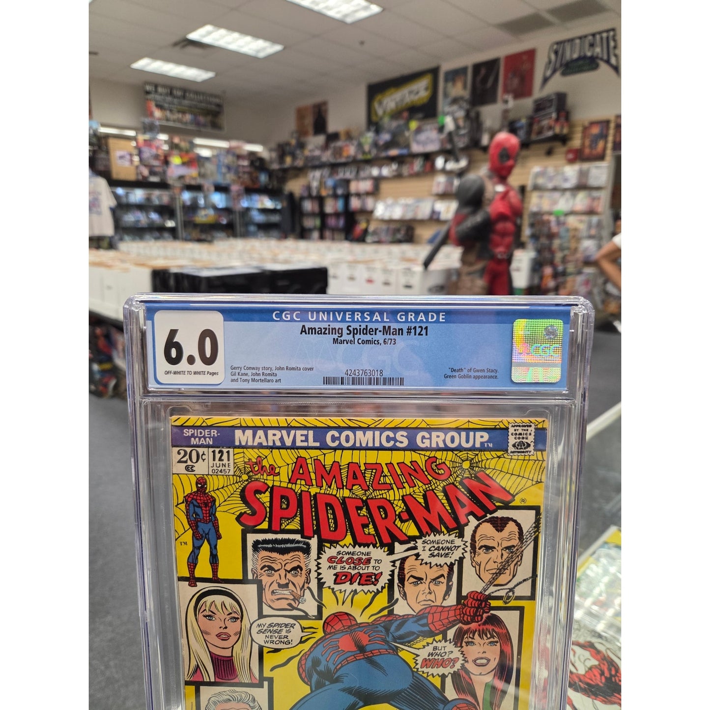 Amazing Spider-Man #121 (CGC 6.0) Death of Gwen Stacy