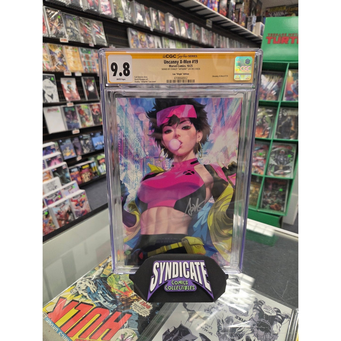Uncanny X-Men #19 1:100 Variant (CGC 9.8) Signed by Stanley "Artgerm" Lau