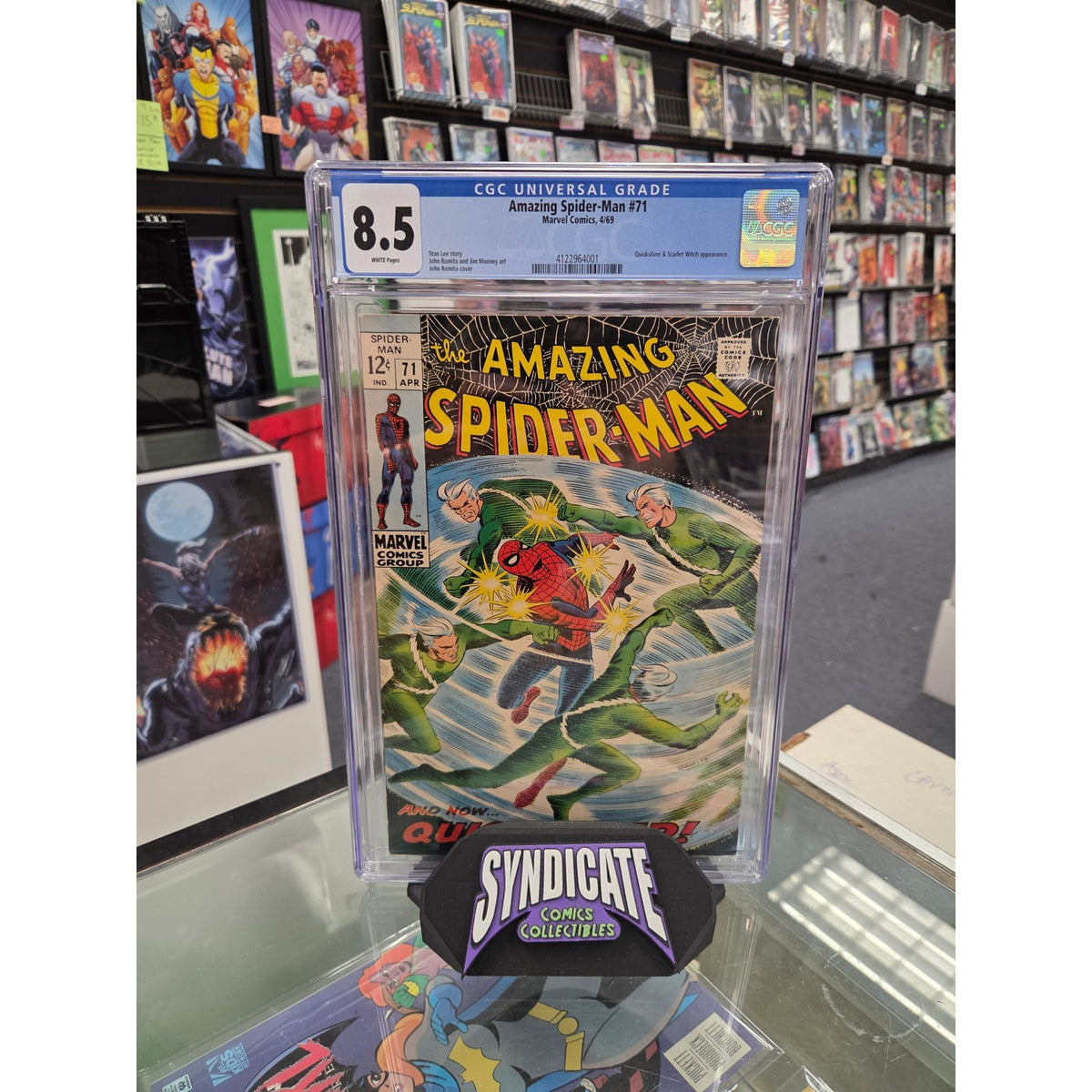 Amazing Spider-Man #71 (CGC 8.5) Quicksilver Appearance