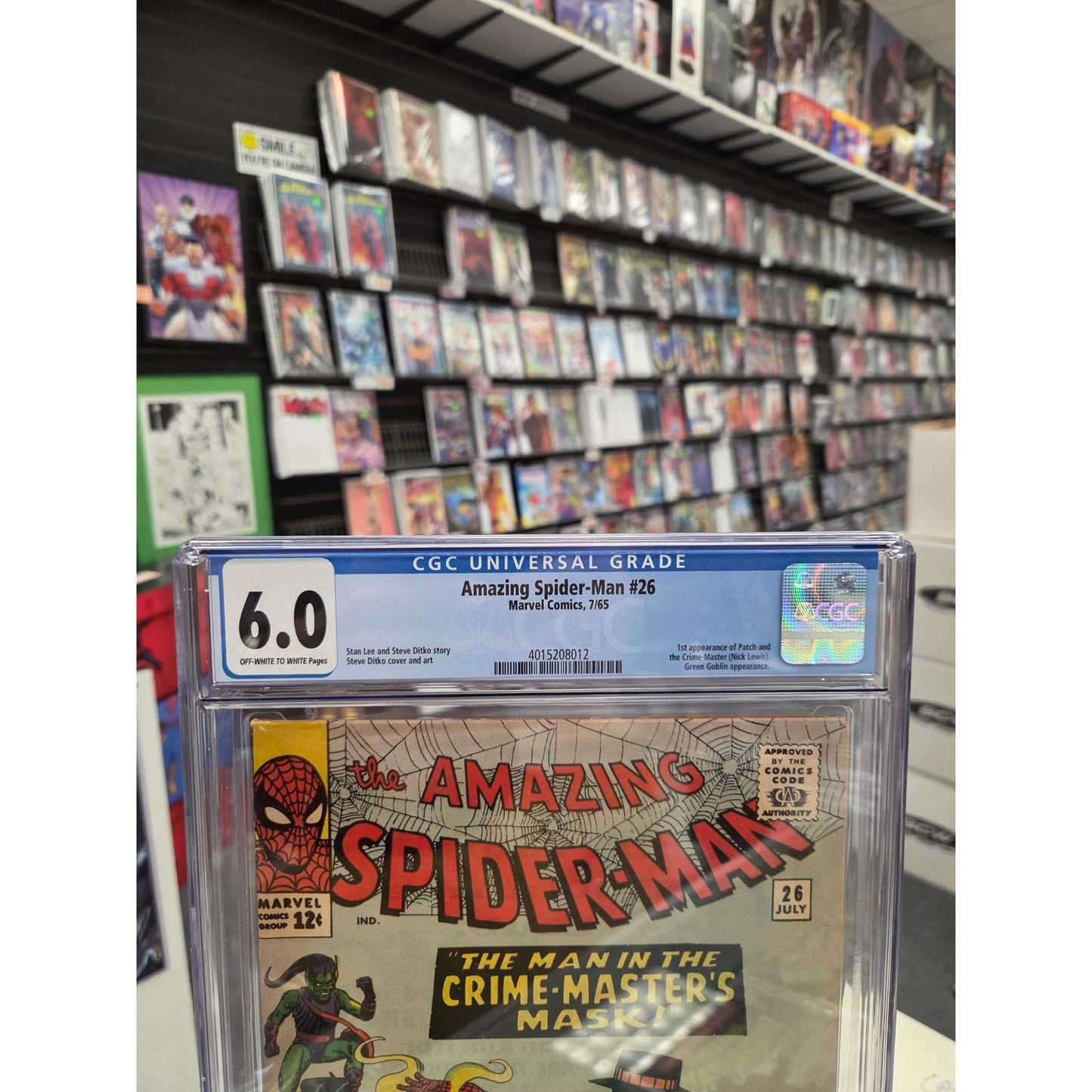 Amazing Spider-Man #26 (CGC 6.0) 1st Crime-Master