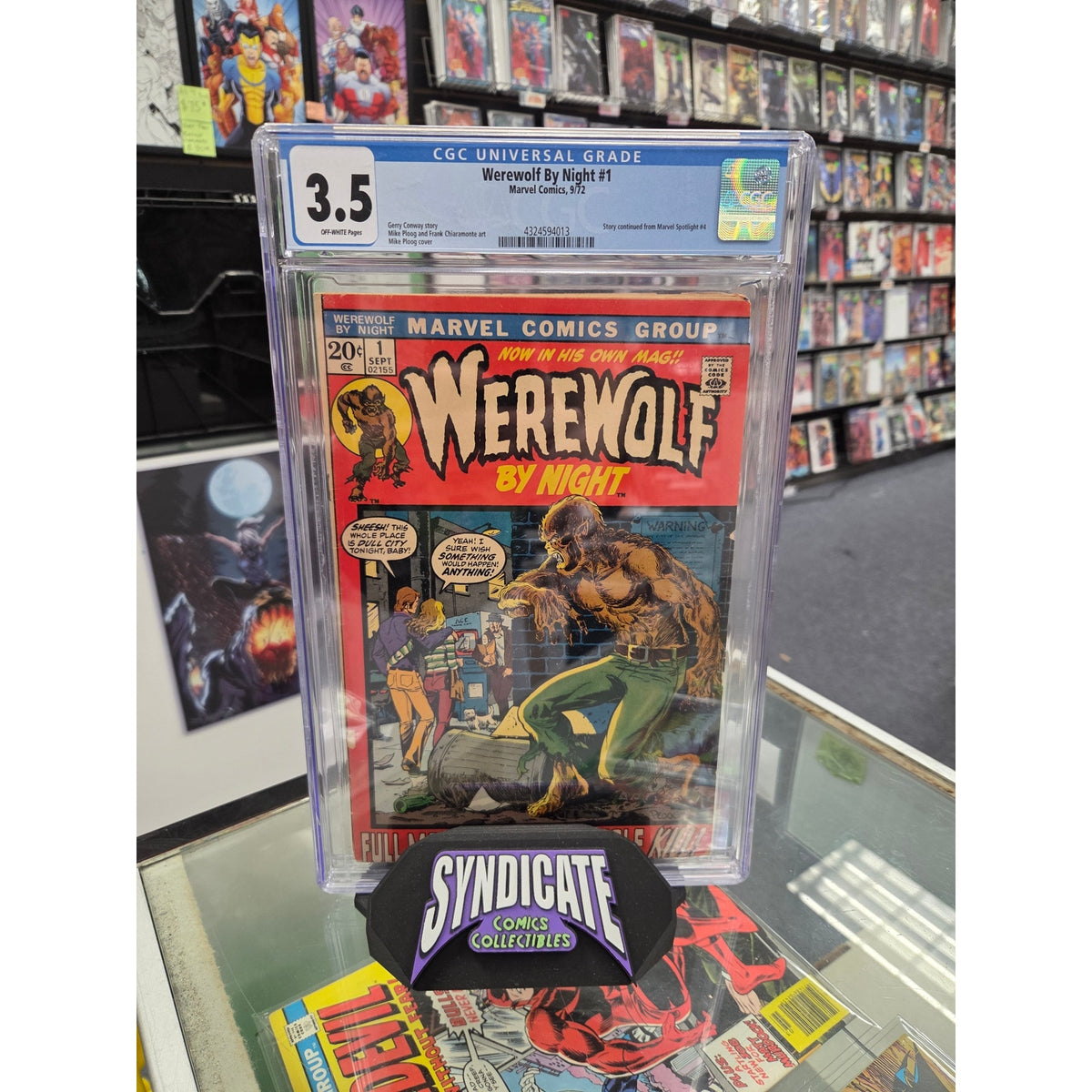 Werewolf By Night #1 (CGC 3.5) 1st Solo Series