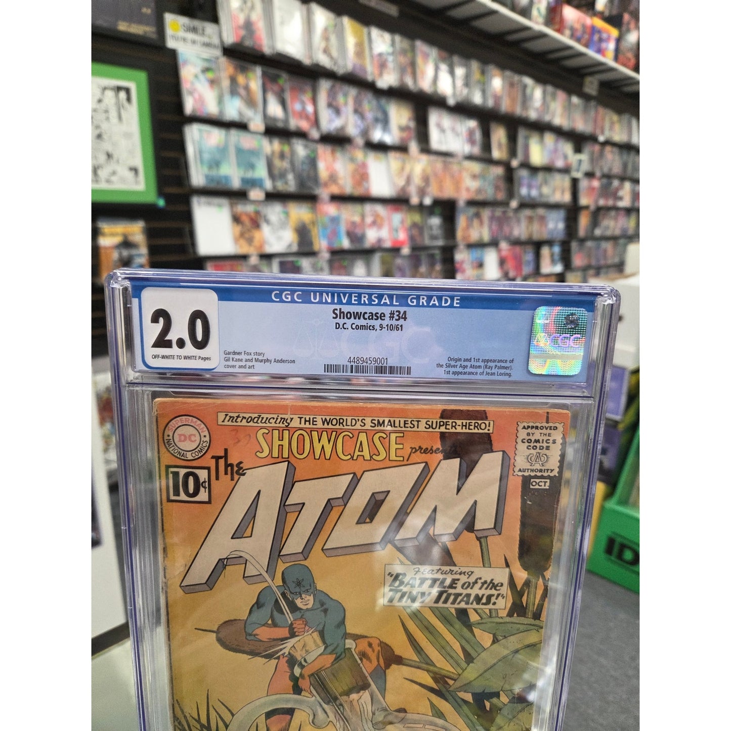 Showcase #34 (CGC 2.0) 1st Atom