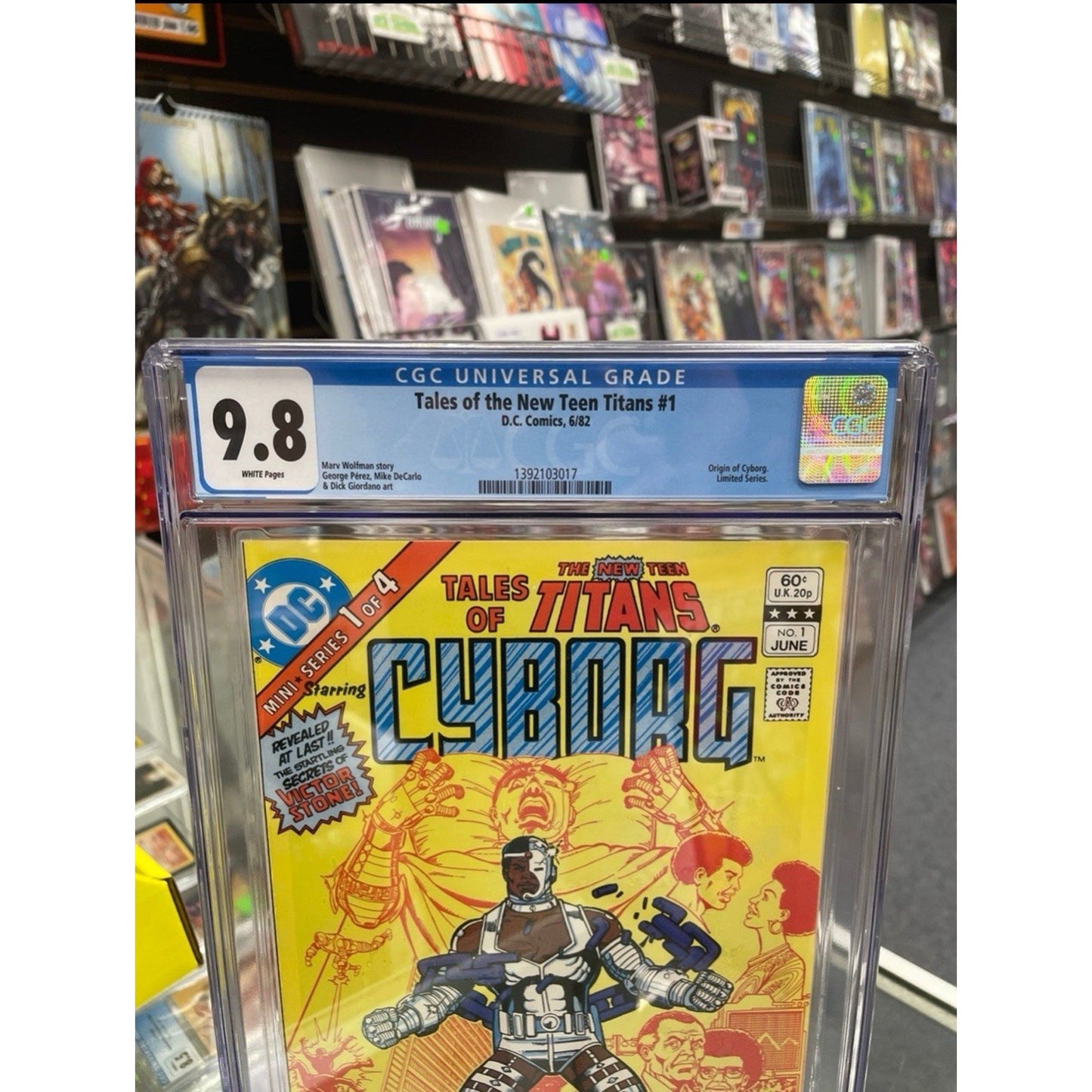 Tales of the Teen Titans #1 (CGC 9.8) Origin of Cyborg