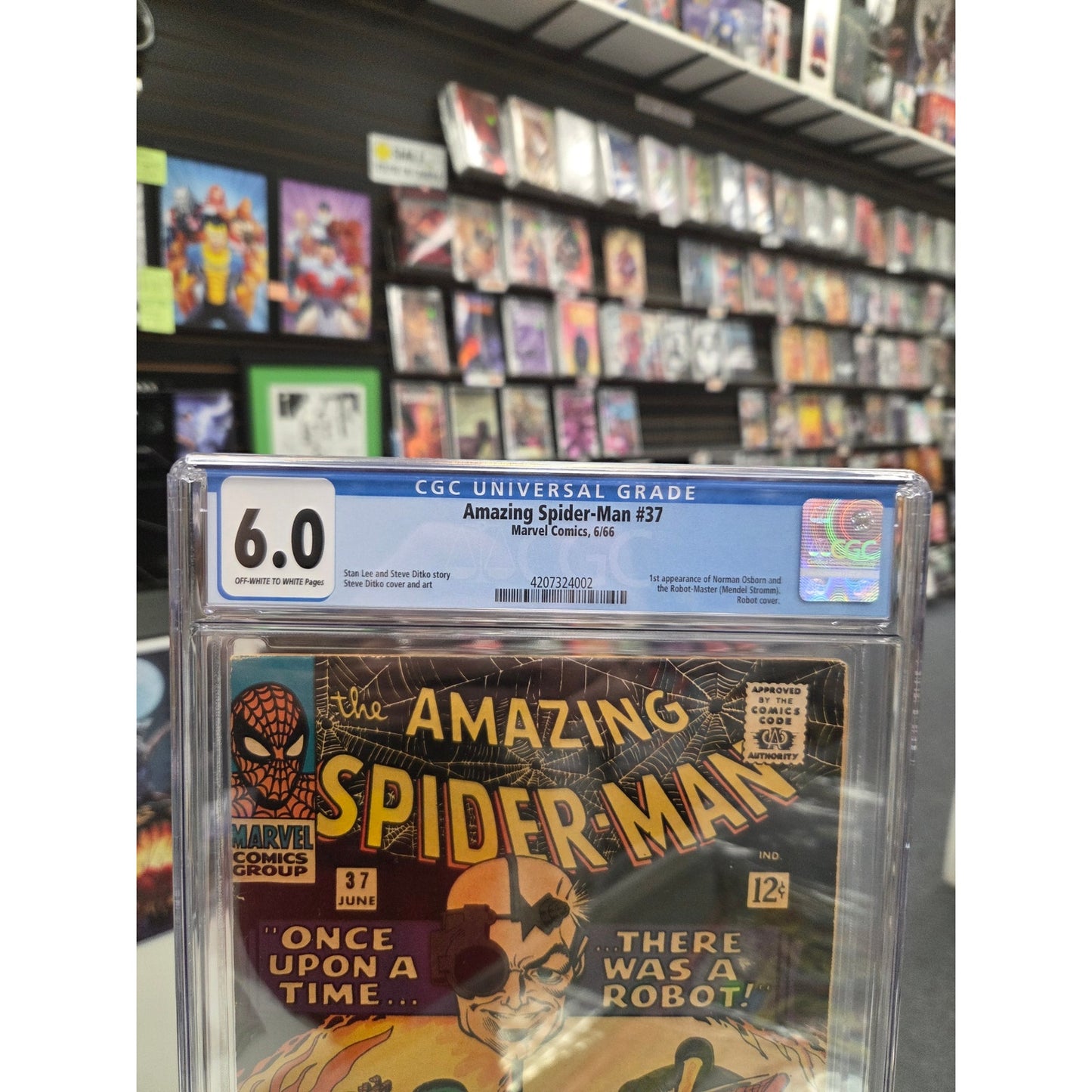 Amazing Spider-Man #37 (CGC 6.0) 1st Norman Osborne