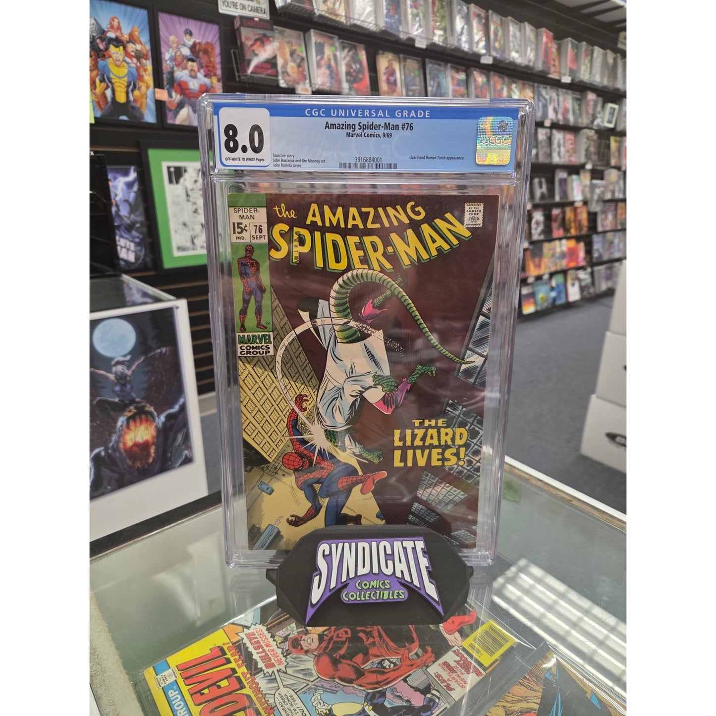 Amazing Spider-Man #76 (CGC 8.0) Lizard Appearance