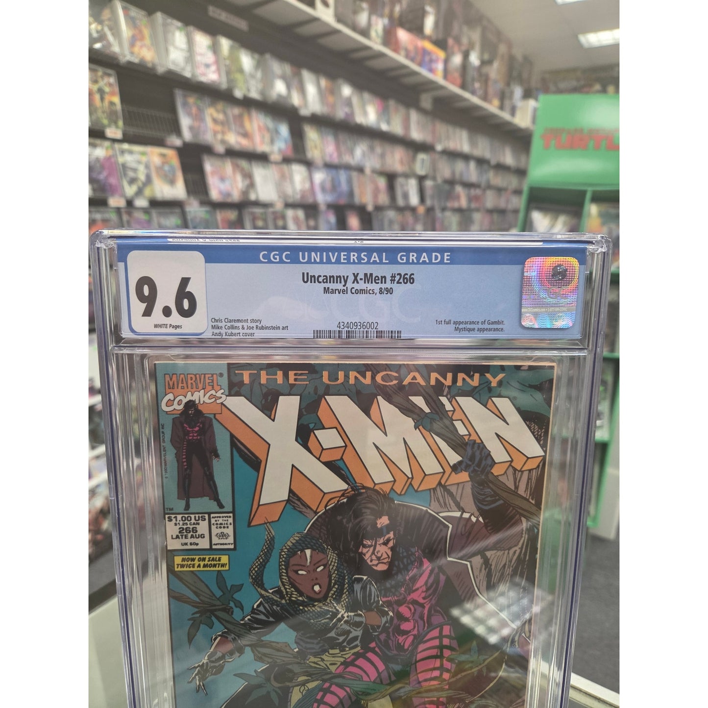 Uncanny X-Men #266 (CGC 9.6) 1st Gambit