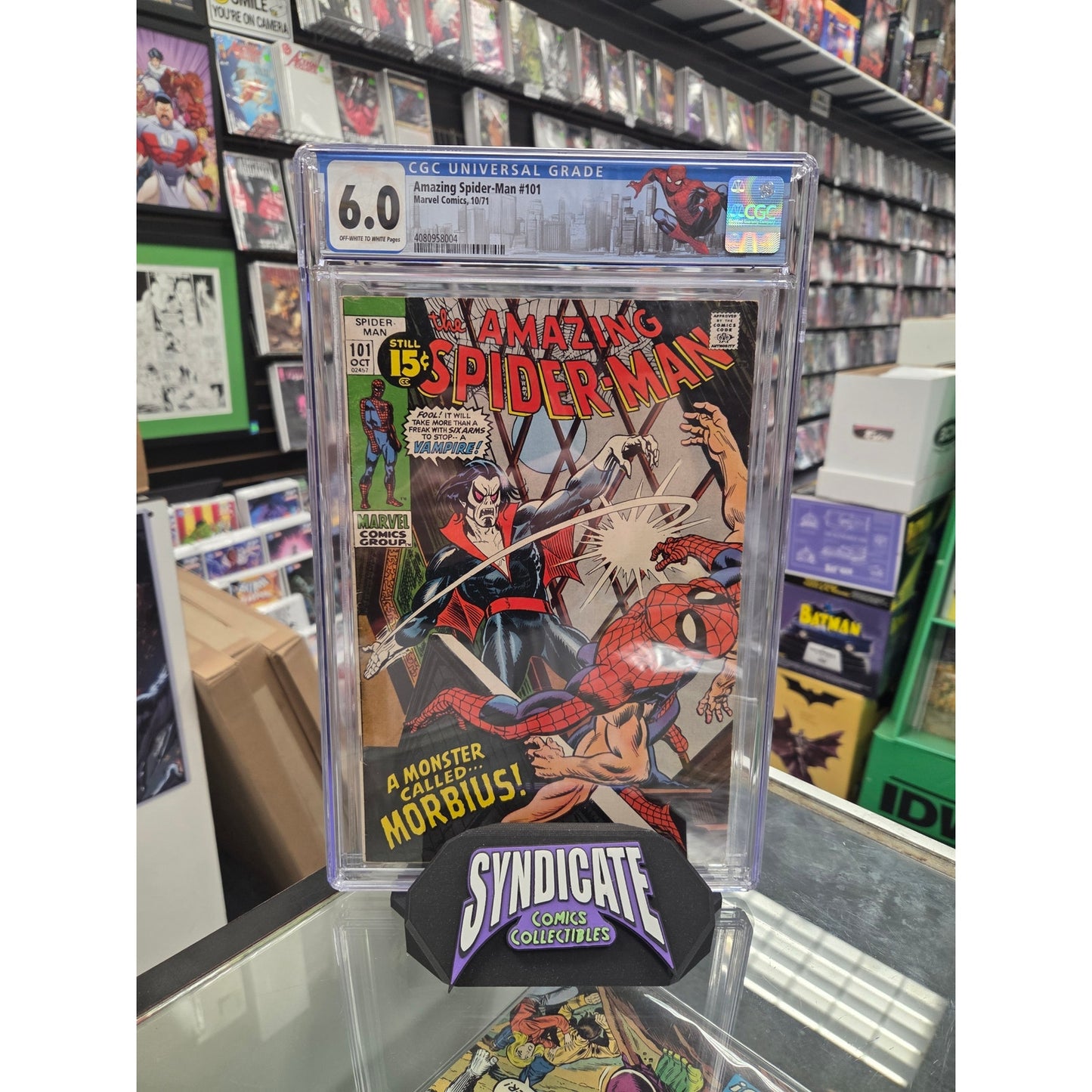 Amazing Spider-Man #101 (CGC 6.0) 1st Morbius