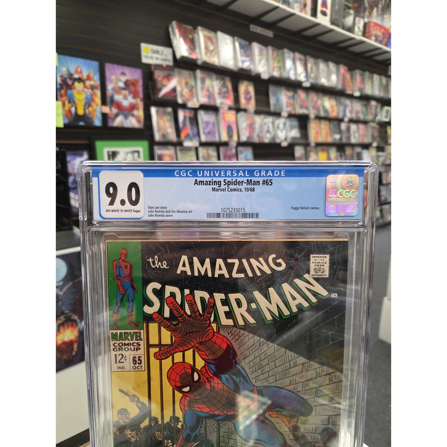 Amazing Spider-Man #65 (CGC 9.0) High-Grade Silver-Age