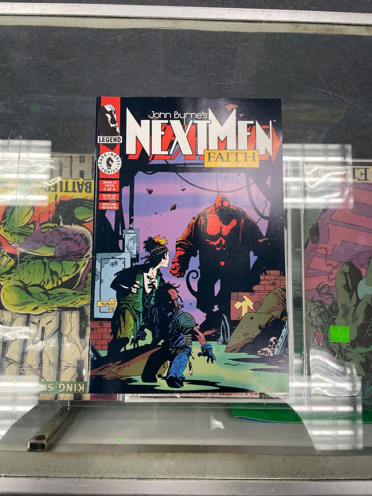 John Byrne’s Next Men #21 (1993) 1st Hellboy in Color