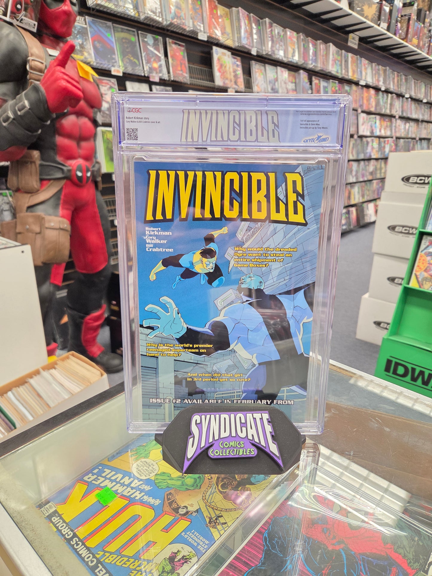 Invincible #1 (CGC 9.8) 1st Invincible, Custom Label