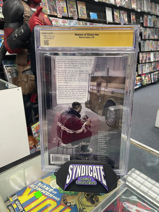 Moment of Silence #1 (CGC X JSA 9.8) Signed By Mark Bagley
