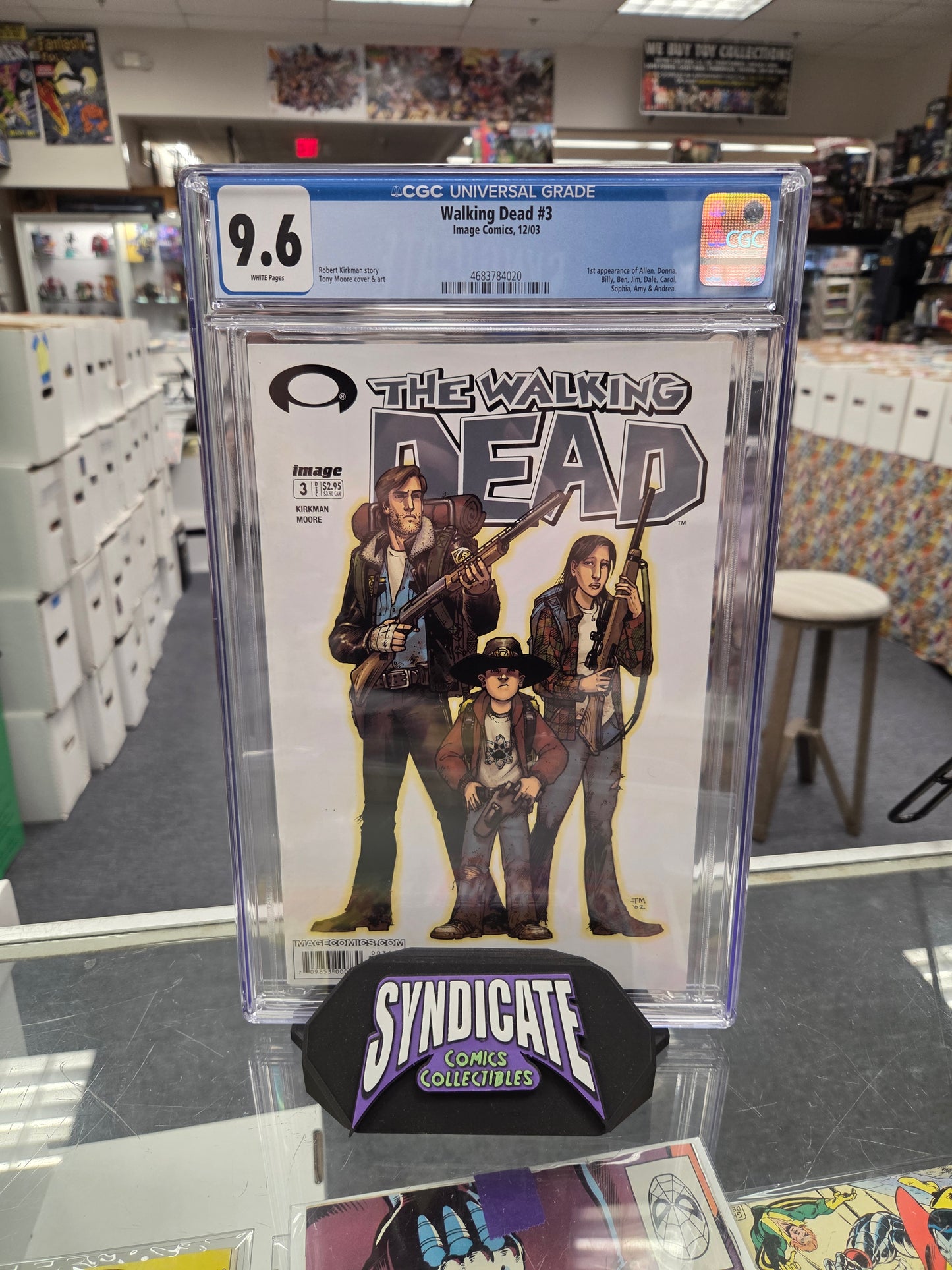 The Walking Dead #3 (CGC 9.6) 1st Print