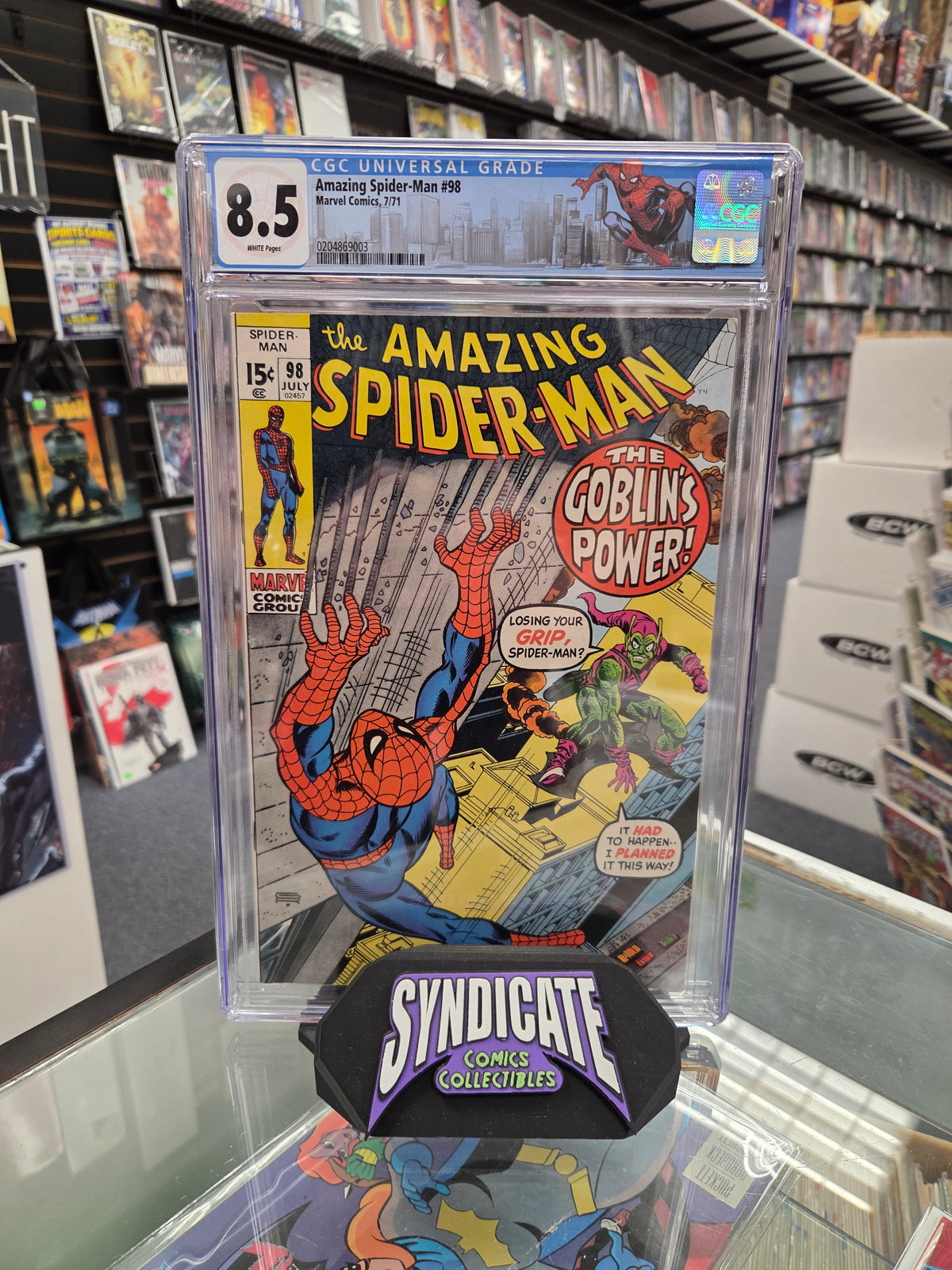 Amazing Spider-Man #98 (CGC 8.5) Not CCA Approved
