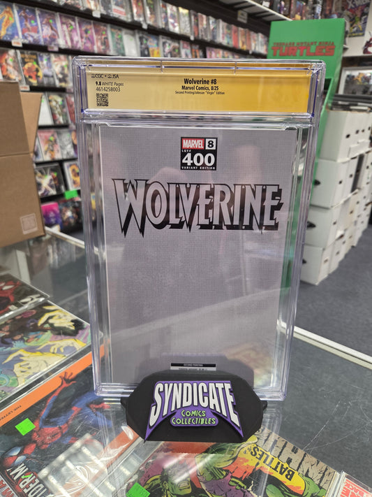 Wolverine #8 (CGC 9.8) Daniel Warren Johnson 1:25 2nd Print Variant SIGNED