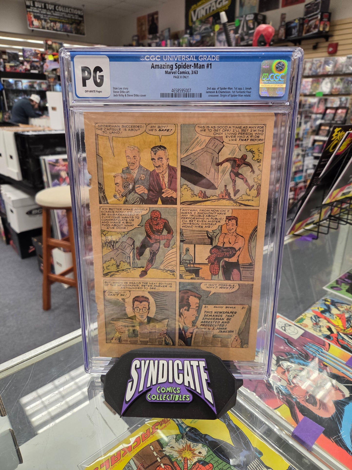 Amazing Spider-Man #1 (CGC PG) Last Page