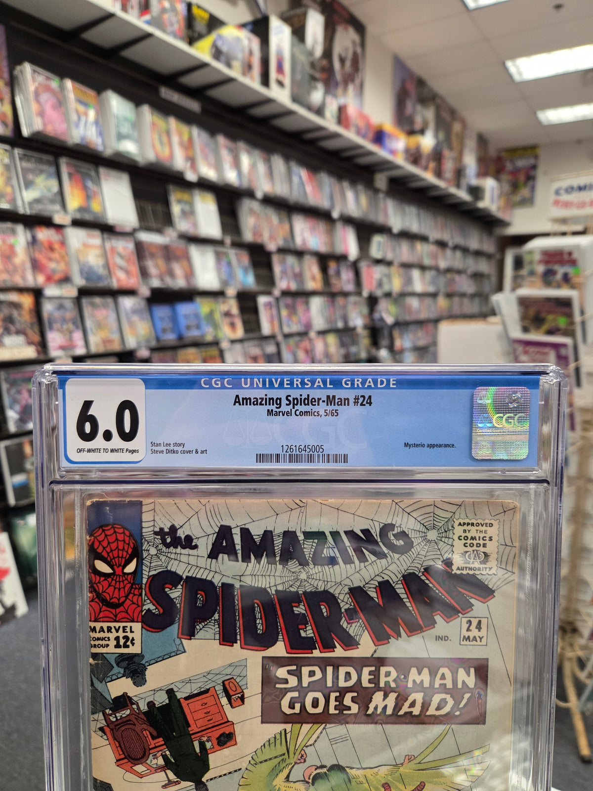 Amazing Spider-Man #24 (CGC 6.0) Mysterio Appearance