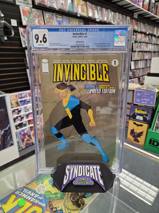 Invincible #1 (CGC 9.6) Larry's Wonderful World of Comics Exclusive