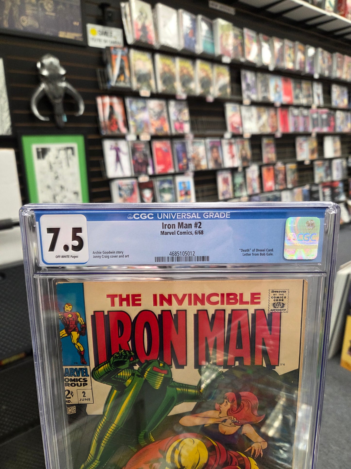 Iron Man #2 (CGC 7.5) Silver Age Marvel