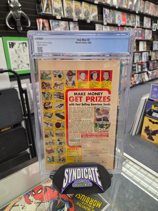 Iron Man #2 (CGC 7.5) Silver Age Marvel