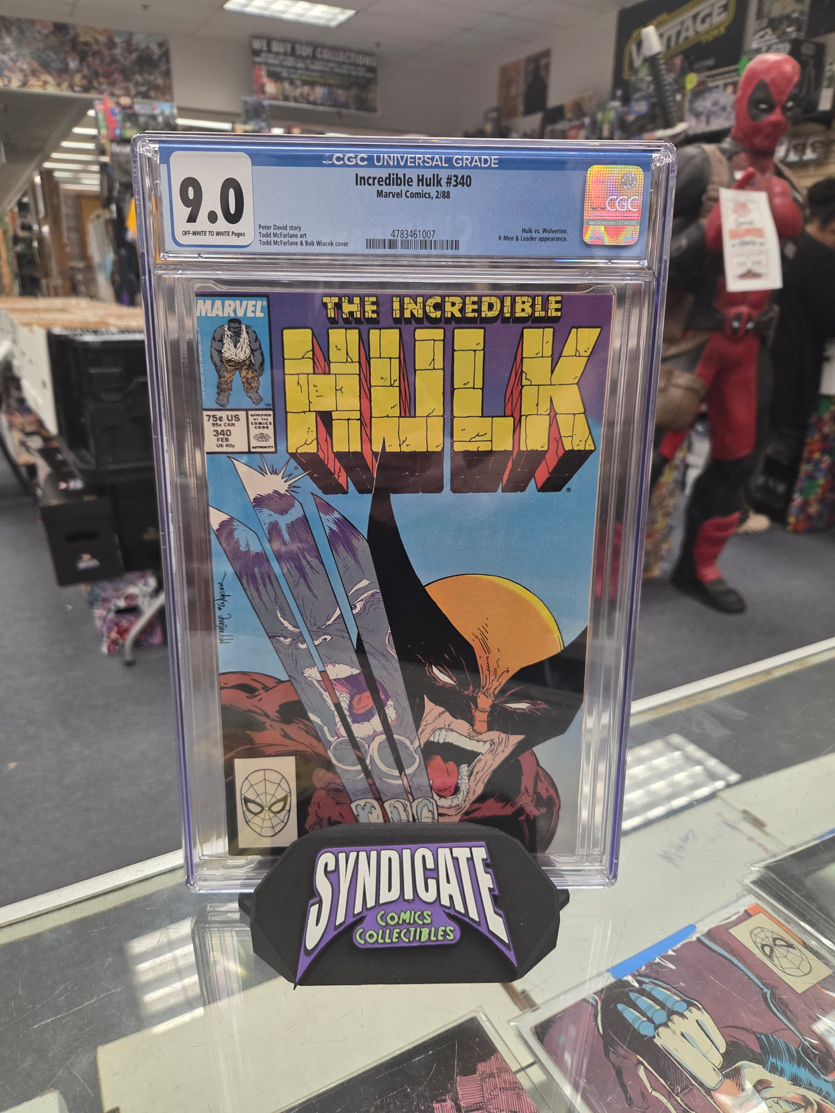 Incredible Hulk #340 (CGC 9.0) Todd McFarlane Cover