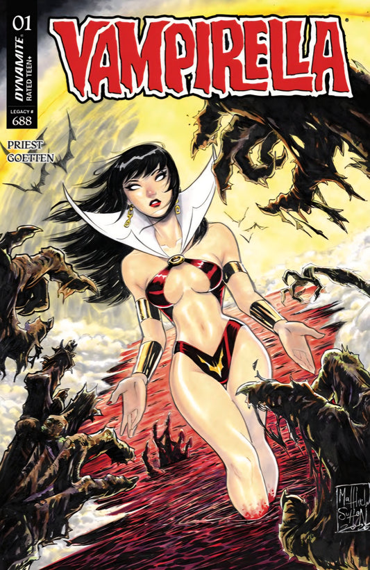 Vampirella #1 Matthew Sutton, Syndicate Comics & Collectibles Exclusive Variant