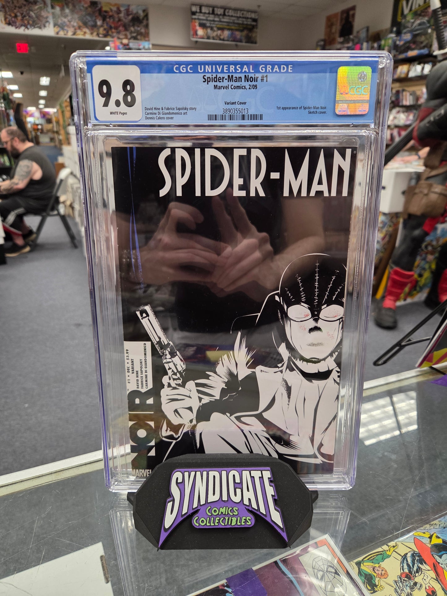 Spider-Man Noir #1 (CGC 9.8) Calero Variant, 1st Spider-Man Noir
