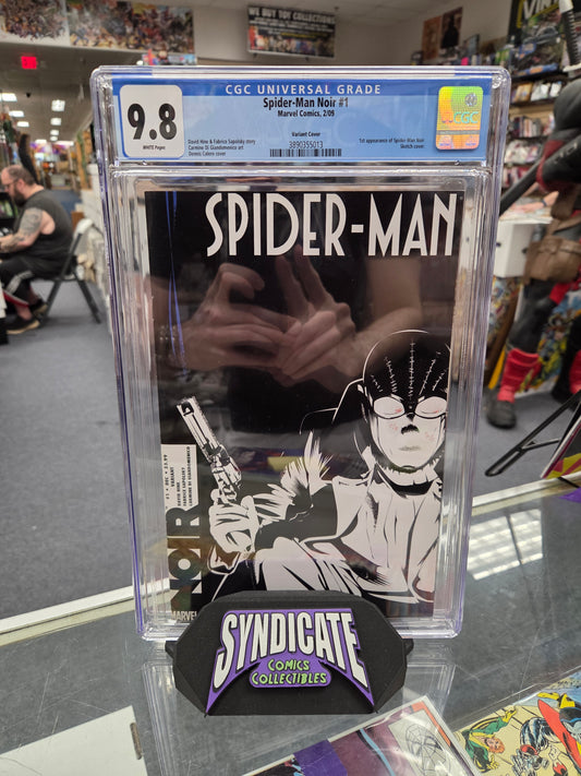 Spider-Man Noir #1 (CGC 9.8) Calero Variant, 1st Spider-Man Noir