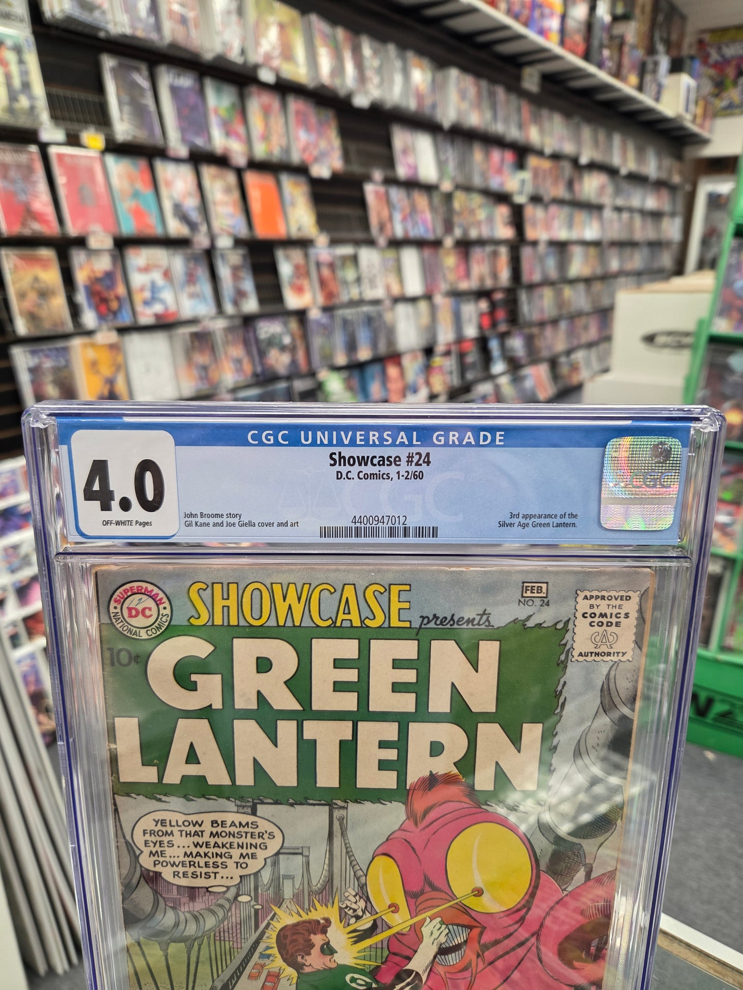 Showcase #24 (CGC 4.0) 3rd Hal Jordan