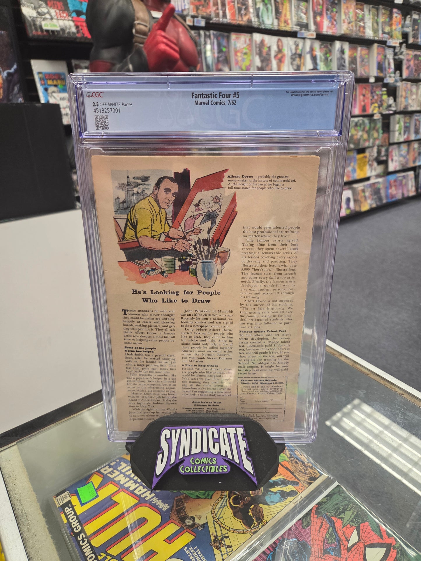 Fantastic Four #5 (CGC 2.5) 1st Doctor Doom