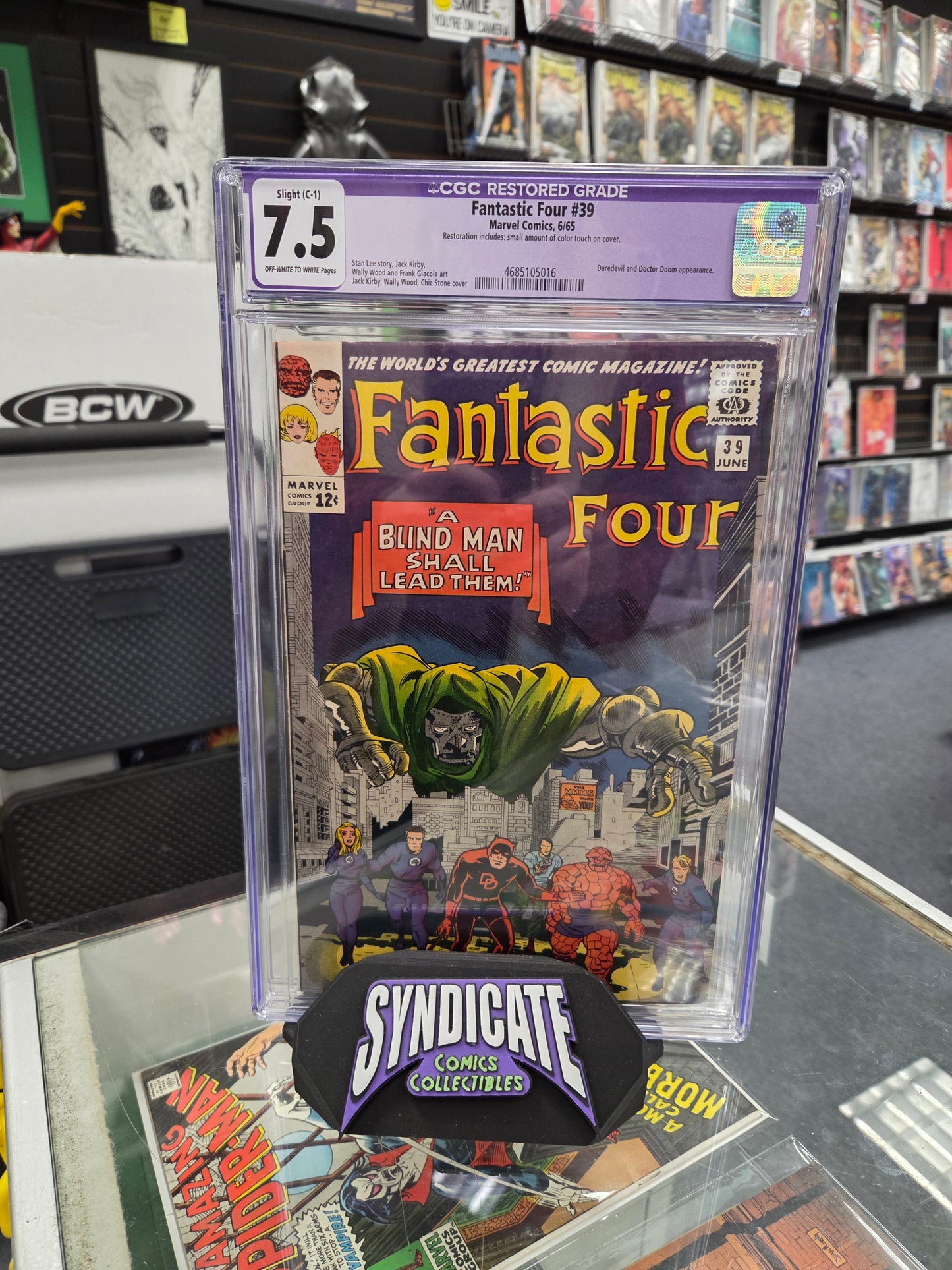 Fantastic Four #39 (Restored CGC 7.5) Doctor Doom Appearance