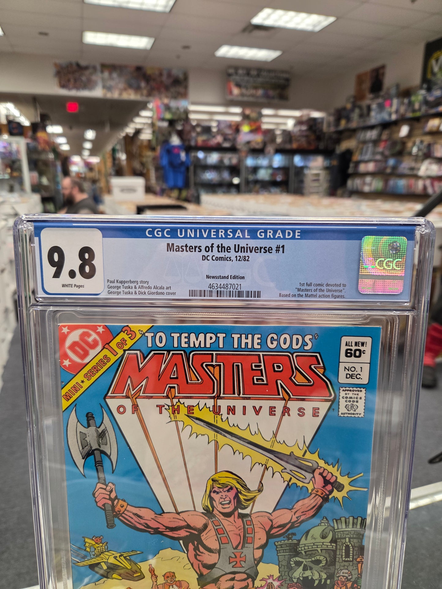 Masters of the Universe #1 (CGC 9.8) Newsstand Edition, 1st Solo Series