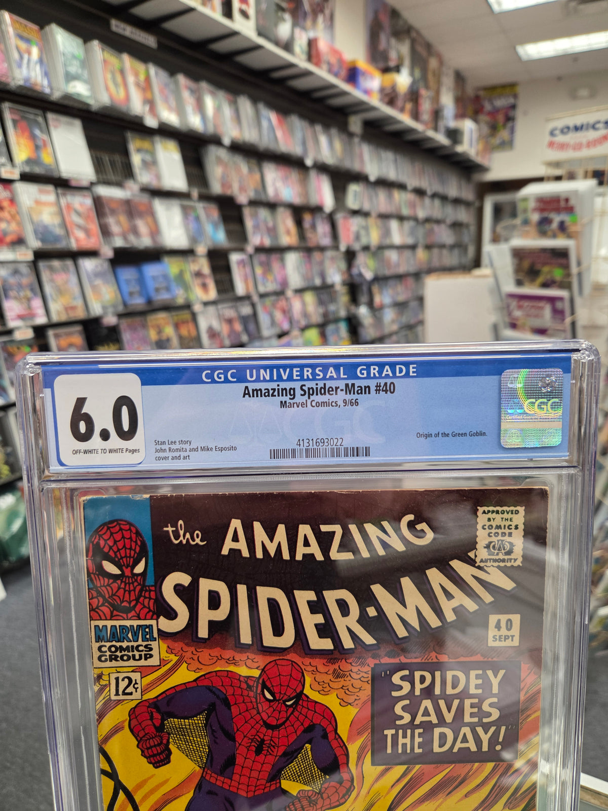 Amazing Spider-Man #40 (CGC 6.0) Green Goblin Origin
