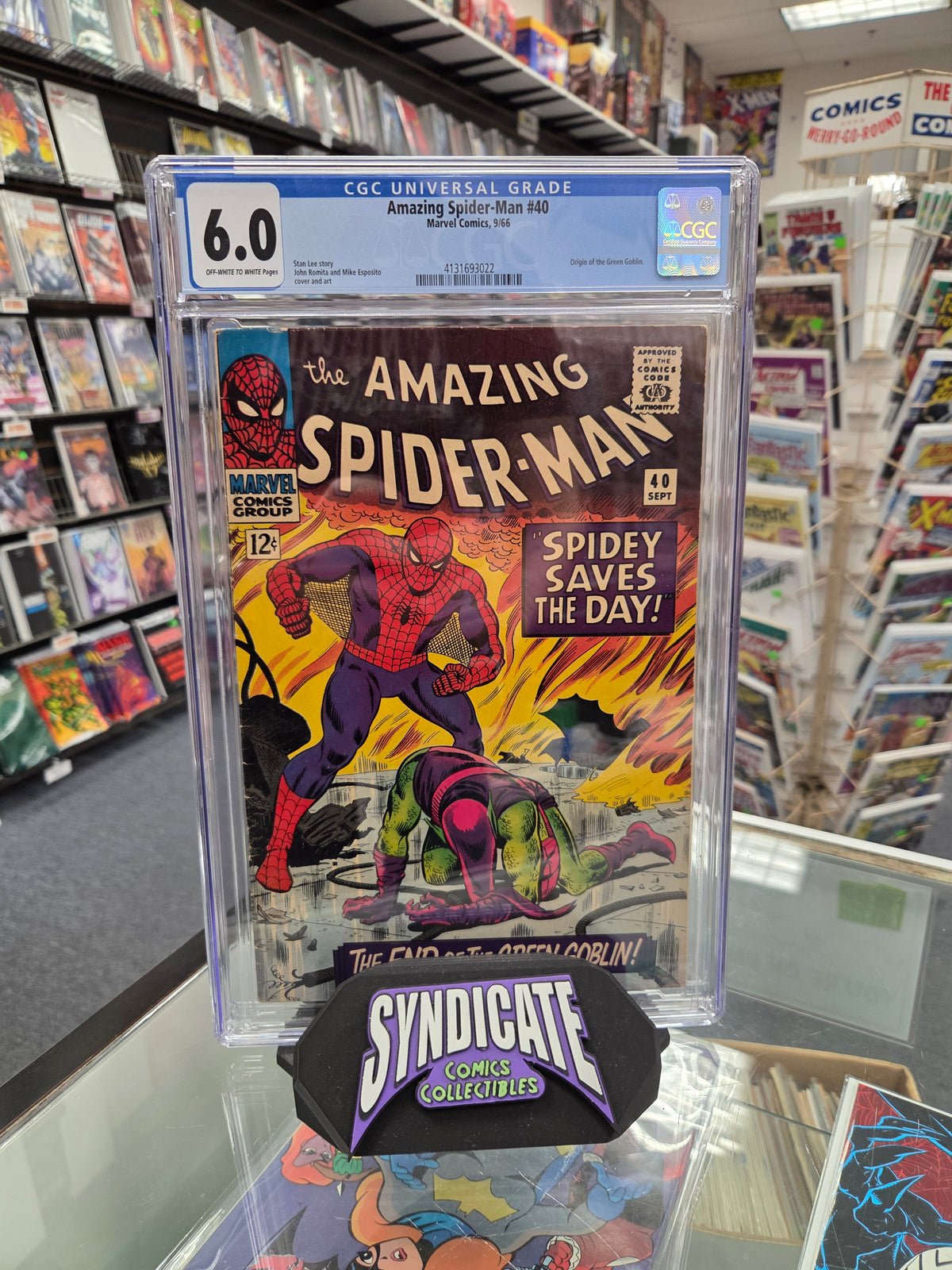 Amazing Spider-Man #40 (CGC 6.0) Green Goblin Origin