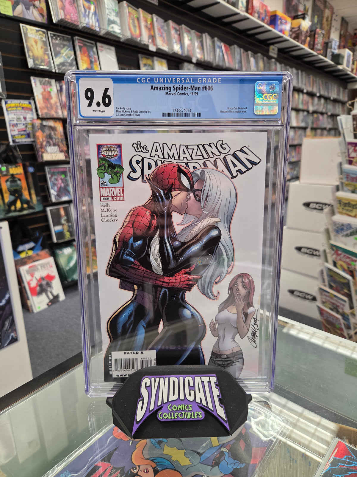 Amazing Spider-Man #606 (CGC 9.6) J. Scott Campbell Cover