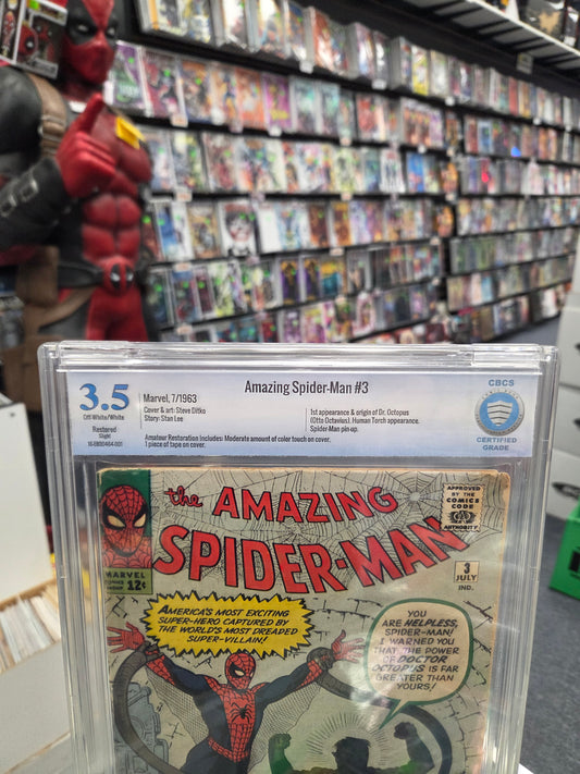 Amazing Spider-Man #3 (CBCS 3.0) 1st Doctor Octopus