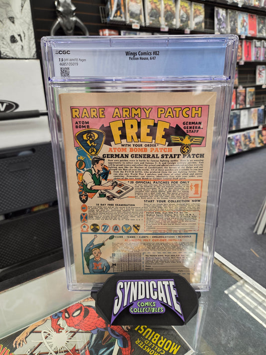 Wings Comics #82 (CGC 7.5) Bondage Cover