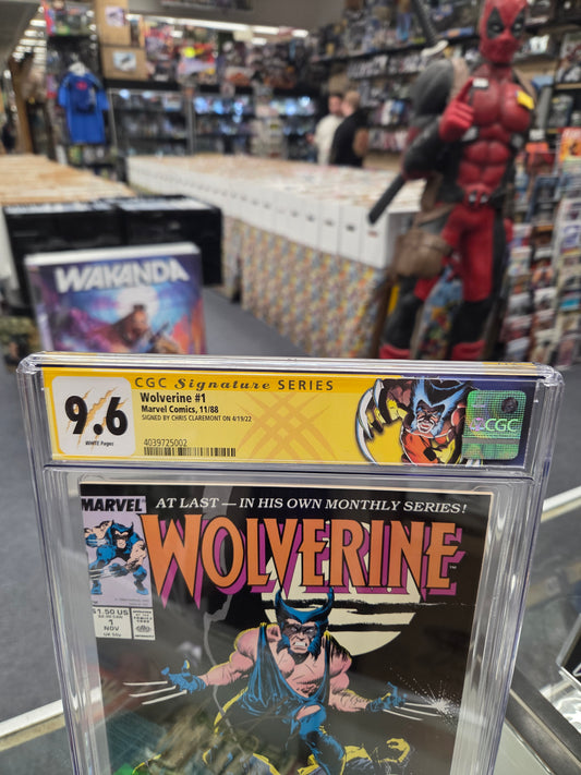 Wolverine #1 (CGC 9.6) Signed by Chris Claremont, 1st Ongoing Series