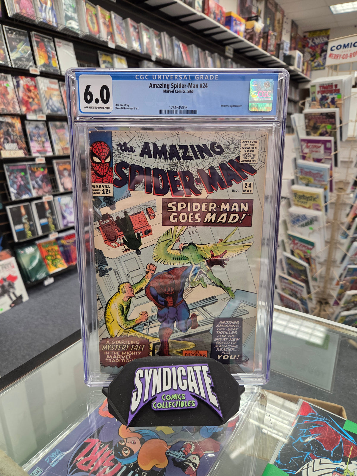 Amazing Spider-Man #24 (CGC 6.0) Mysterio Appearance
