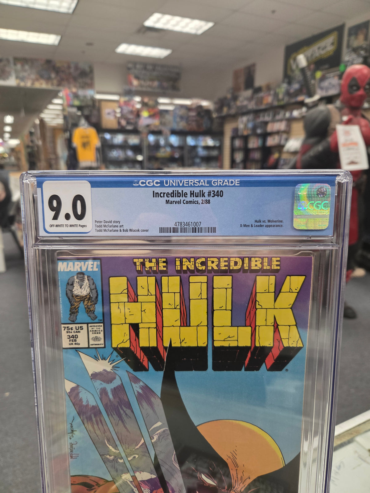 Incredible Hulk #340 (CGC 9.0) Todd McFarlane Cover