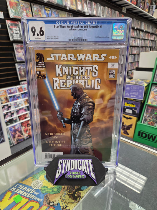 Star Wars: Knights of the Old Republic #9 (CGC 9.6) 1st Revan