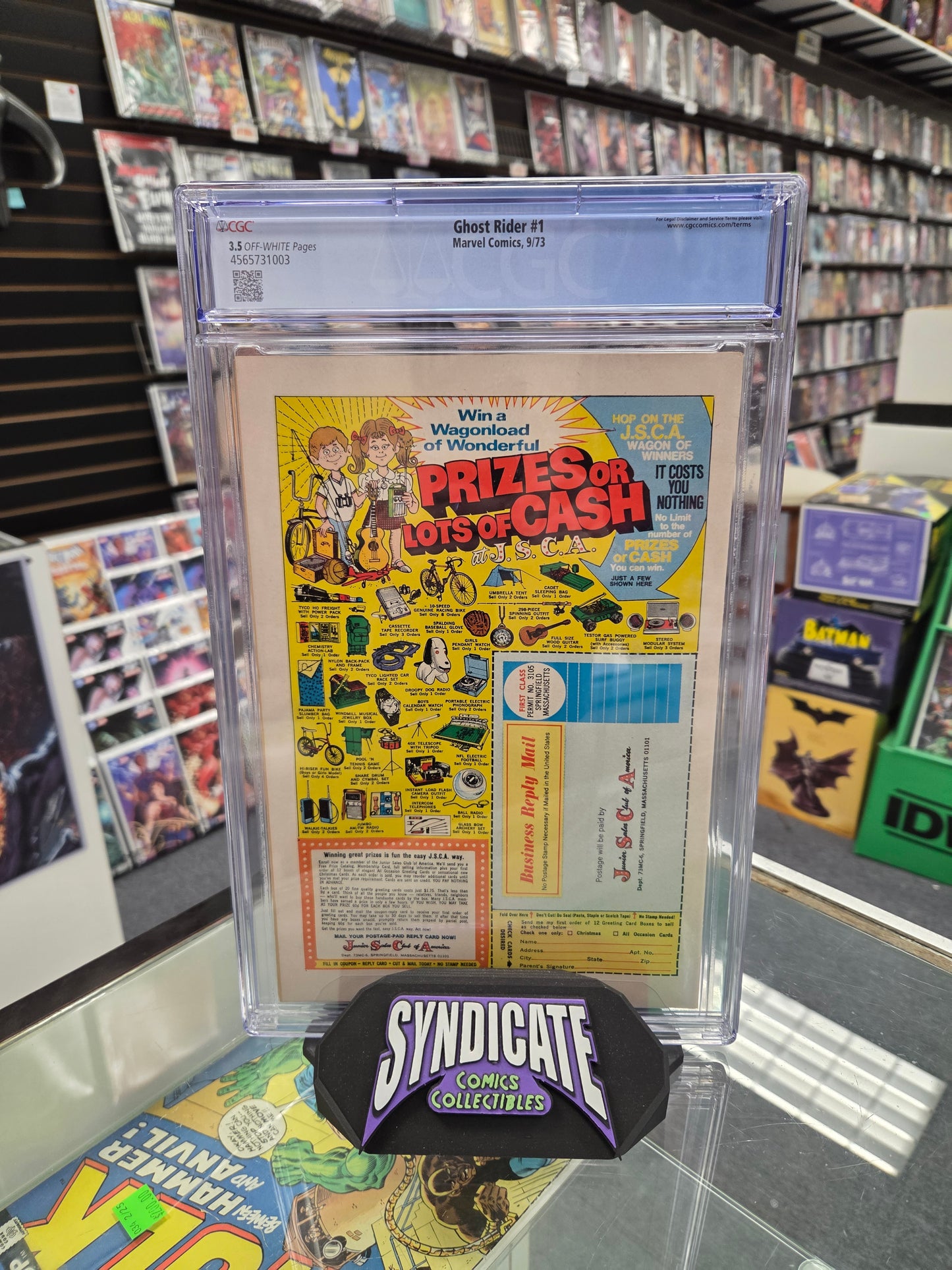 Ghost Rider #1 (CGC 3.5) 1st Solo Ghost Rider Title