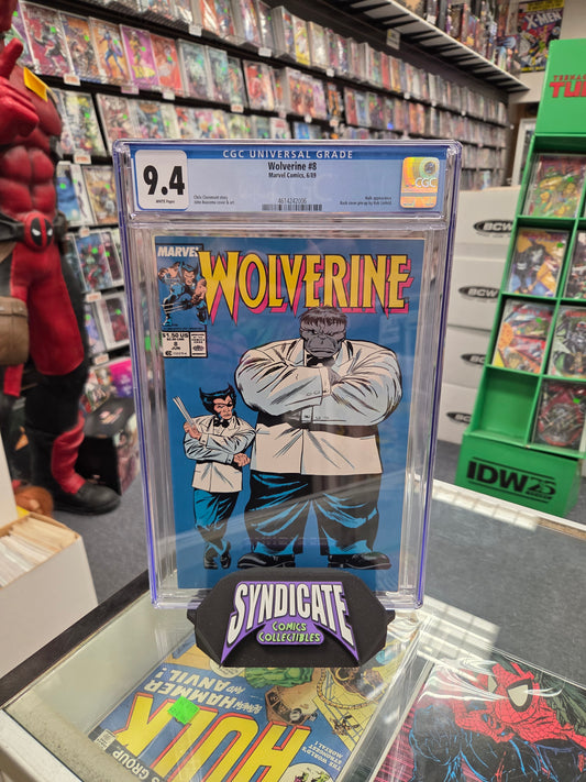 Wolverine #8 (CGC 9.4) Iconic Cover