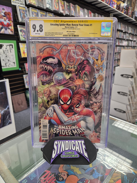 Amazing Spider-Man: Renew Your Vows #1 Tyler Kirkham Variant (CGC 9.8) Signed by Tyler Kirkham