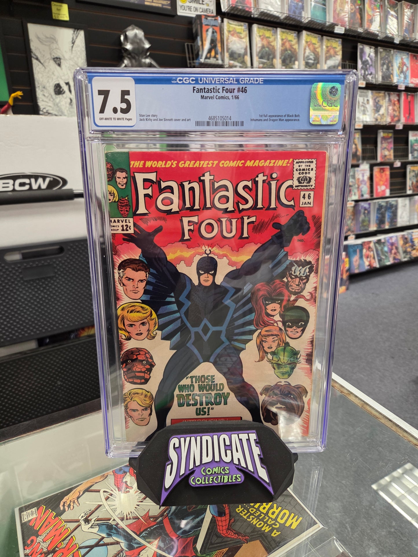Fantastic Four #46 (CGC 7.5) 1st Black Bolt