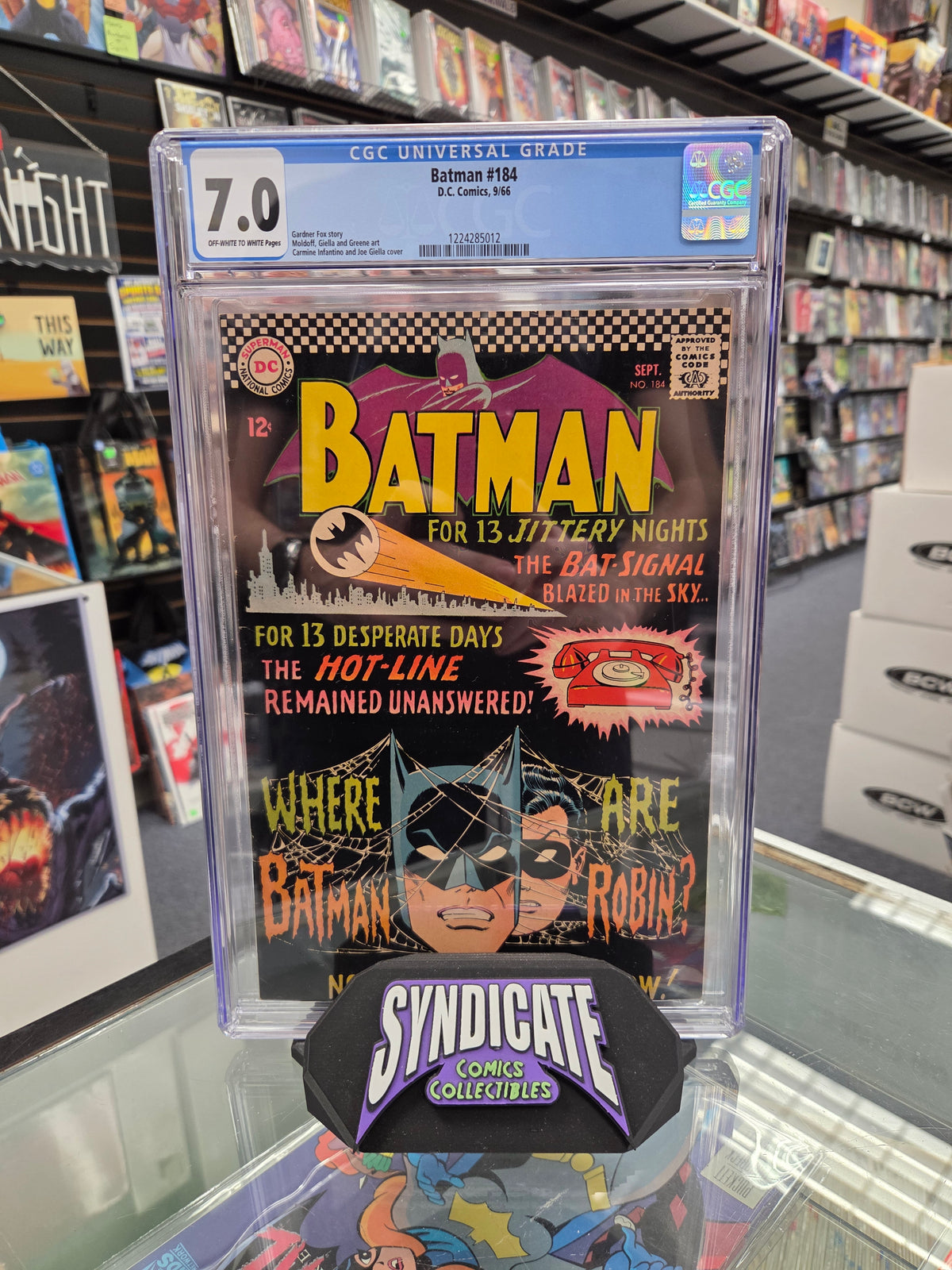 Batman #184 (CGC 7.0) High-Grade Silver-Age